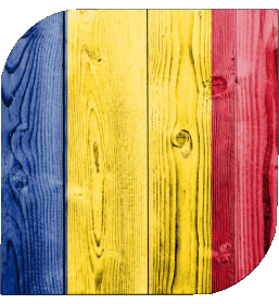 Carré Roumanie Europe Drapeaux 