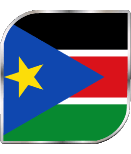 Platz Südsudan Afrika Fahnen 