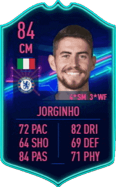 Luiz Frello Filho Jorge - Jorginho Italie F I F A - Joueurs Cartes Jeux Vidéo Multi Média 