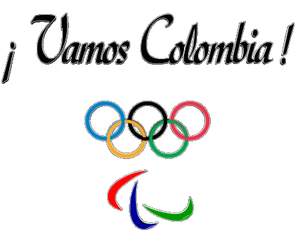 Juegos Olímpicos Vamos Colombia Español Mensajes 