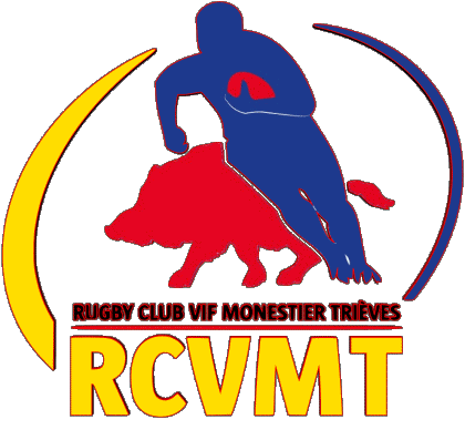 RC Vif Monestier Trieves Dept 38 Rugby Club France Logo Sports 