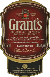 Grant's Whiskey Getränke 
