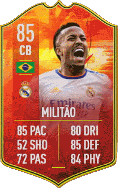 Eder Gabriel Militão Brasilien F I F A - Karten Spieler Videospiele Multimedia 