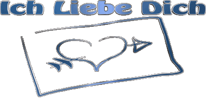 Corazón Ich Liebe Dich Alemán Mensajes 