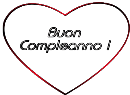 001 Cuore Buon Compleanno Italien Messages 