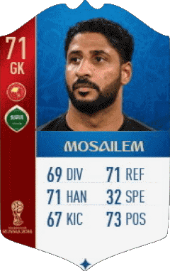 Yasser Al Mosailem Saudi-Arabien F I F A - Karten Spieler Videospiele Multimedia 