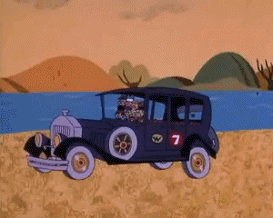 Motors Race Video GIF - 08 Wacky Races Cartoons TV Filme Multimedia 