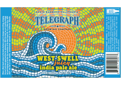 West'swell india pale ale-West'swell india pale ale Telegraph Brewing USA Bières Boissons 