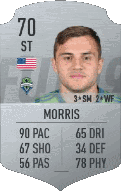 Jordan Morris U S A F I F A - Karten Spieler Videospiele Multimedia 