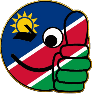 Faccina - OK Namibia Africa Bandiere 