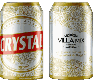 Crystal Brazil Beers Drinks 