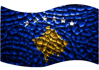 Rectangle Kosovo Europe Drapeaux 