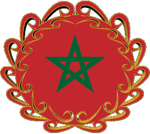 Forme 01 Maroc Afrique Drapeaux 