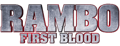 Logo First blood Rambo Películas Internacional Multimedia 