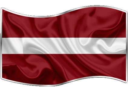 Rectangle Lettonie Europe Drapeaux 