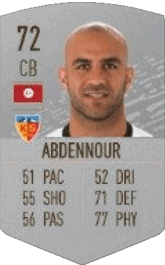 Aymen Abdennour Tunisia F I F A - Giocatori carte Videogiochi Multimedia 