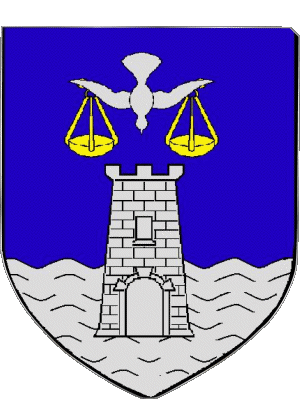 Blason-Blason PORTO VECCHIO 20 Départements - Villes France Drapeaux 