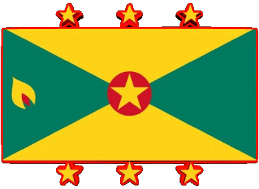 Divers Grenade iles Amériques Drapeaux 