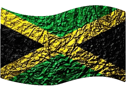 Rectangle Jamaica America Flags 