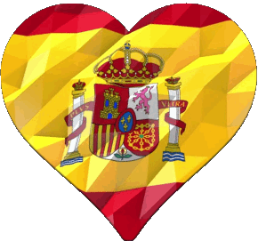 Corazón España Europa Banderas 