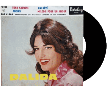 Luna caprese - J'ai révé - Adonis - Mélodie pour un amour-Luna caprese - J'ai révé - Adonis - Mélodie pour un amour Dalida Compilación de 60' Francia Música Multimedia 