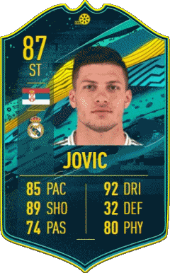 Luka Jovic Serbien F I F A - Karten Spieler Videospiele Multimedia 
