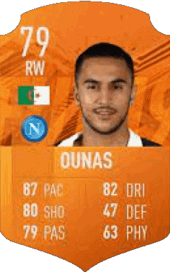 Adam Ounas Algerien F I F A - Karten Spieler Videospiele Multimedia 