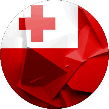 Tondo Tonga Oceania Bandiere 