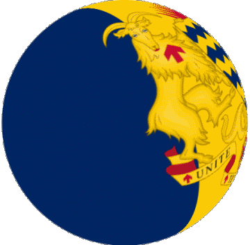 Kugel - Würfel Tschad Afrika Fahnen 