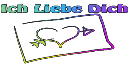 Corazón Ich Liebe Dich Alemán Mensajes 