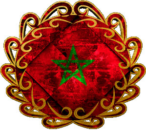 Form 01 Marokko Afrika Fahnen 