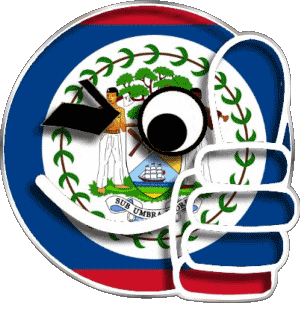 Smiley - OK Belice América Banderas 