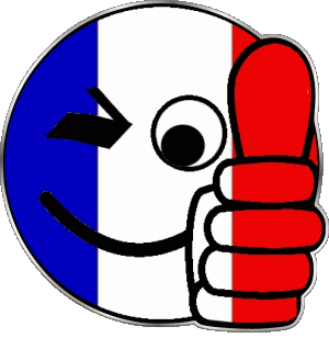 Smiley - OK National France Flags 