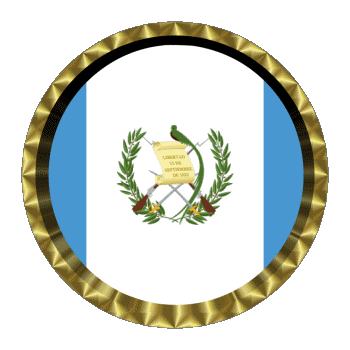 Rond - Anneaux Guatemala Amériques Drapeaux 