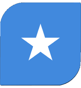 Quadrato Somalia Africa Bandiere 