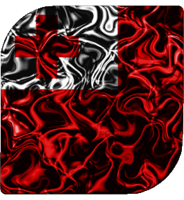 Square Tonga Oceania Flags 