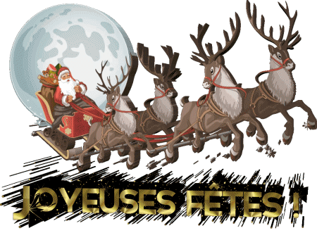 Serie 18 Joyeuses Fêtes (Noël) Francés Mensajes 