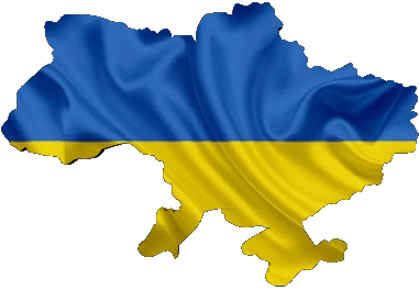 Carte Ukraine Europe Drapeaux 