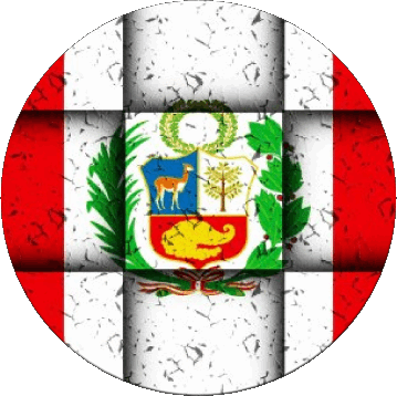 Runde Peru Amerika Fahnen 