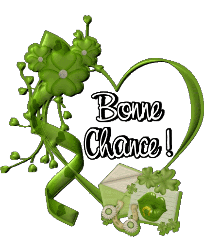 07 Transparent Background Bonne Chance French Messages 