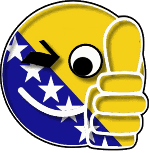 Smiley - OK Bosnia herzegovina Europe Flags 