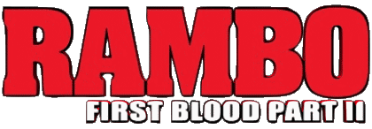 Logo First blood part 2 Rambo Películas Internacional Multimedia 