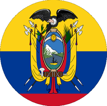 Rond Colombie Amériques Drapeaux 