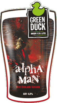 Alpha-Man-Alpha-Man Green Duck UK Bier Getränke 