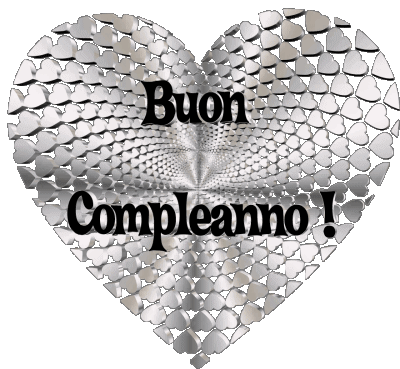 011 Cuore Buon Compleanno Italiano Messagi 