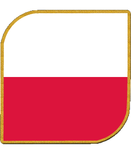 Square Poland Europe Flags 