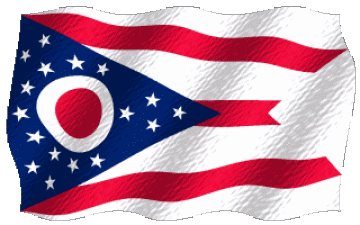 Sventola Ohio U.S.A - Stati America Bandiere 