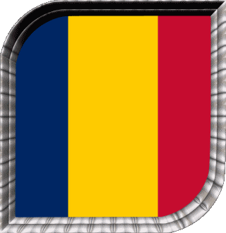 Plaza Tschad Afrika Fahnen 