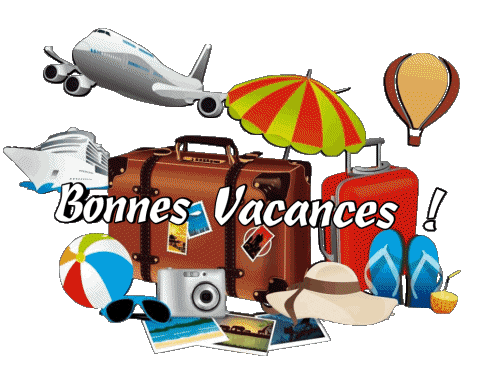 27 Fond Transparent Bonnes Vacances Français Messages 