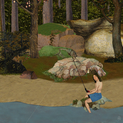 Scorpion Dagger GIF Künstler Humor -  Fun 